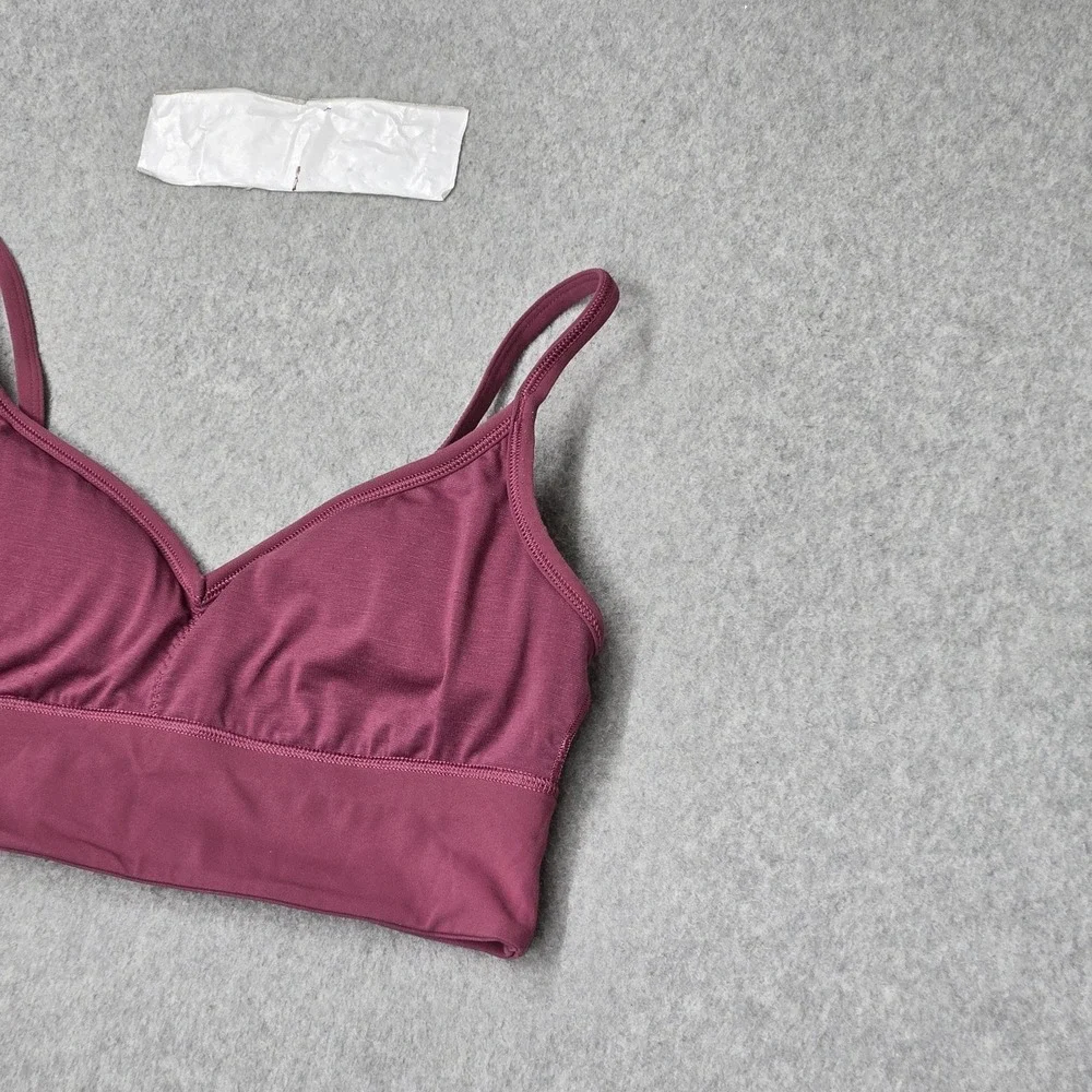 Lululemon Women Bra 10 Purple Align Sweetheart Bralette Wireless